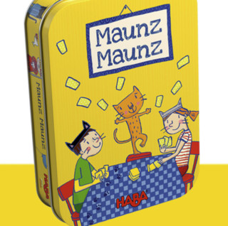 HABA玩具 德国haba疯狂的小猫纸牌益智喵喵猫咪牌铁盒游戏6桌游5岁儿童玩具