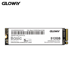 GLOWAY 光威 Basic M.2 NVMe 固态硬盘 512GB