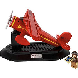 LEGO 乐高 积木40450 致敬航空先驱艾米莉亚哈特女飞行员限定红飞机