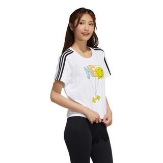 阿迪达斯 ADIDAS NEO 女子 运动休闲系列 W CSMY TEE5 运动 T恤 H61982 XL码