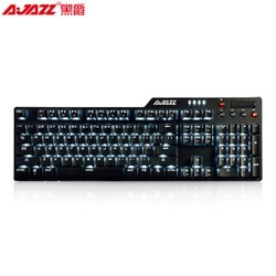 AJAZZ 黑爵 刺客Ⅱ AK35i 合金机械键盘 青轴 黑色 白光