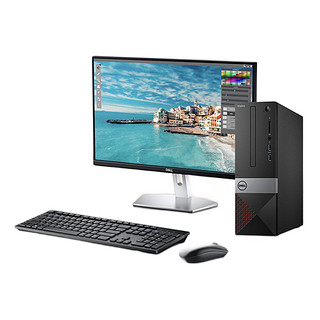 DELL 戴尔 Vostro 3470 9代酷睿版 21.5英寸 商务台式机 黑色 (酷睿i5-9400、核芯显卡、8GB、1TB HDD、风冷)