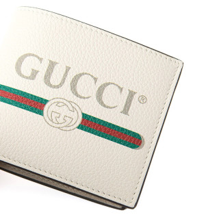 GUCCI 古驰 男士短款钱包 496309 0GCAT 8820 白色