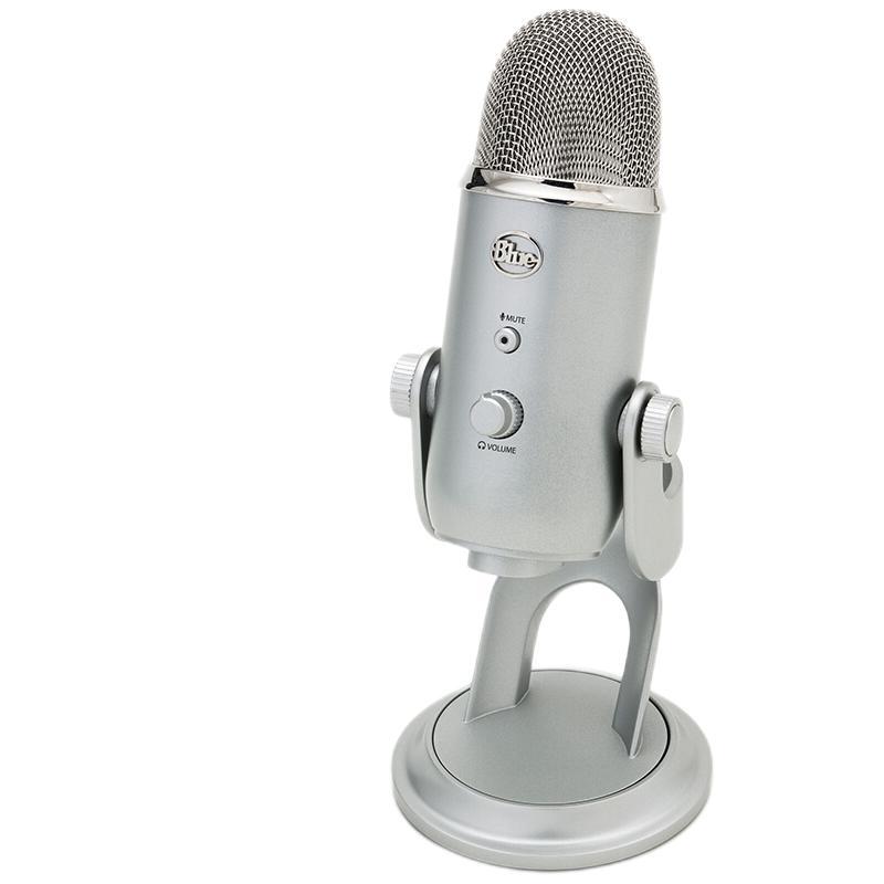 Blue yeti 雪怪 电容麦克风 银色