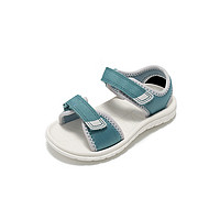 clarks其乐童鞋夏季1-4岁男女舒适轻便防掉沙滩凉鞋 24 蓝绿色