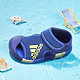 有券的上、PLUS会员：adidas 阿迪达斯 鱼嘴包头儿童凉鞋