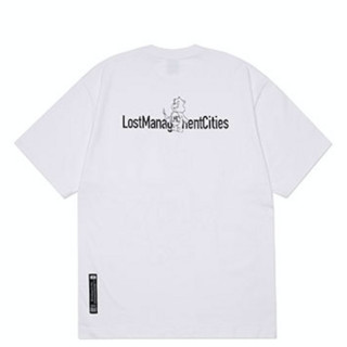 LMC 男女款短袖T恤 白色 XL