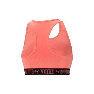 彪马 PUMA 女子 跑训系列 Mid Impact Elastic Padded Bra PM 胸衣 520303 24珊瑚橘 亚洲码 XS 150/76A