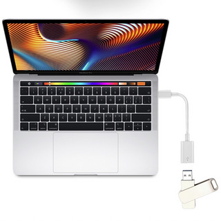 Apple 苹果 MJ1M2FE/A USB-C至USB 接口转换器 白色