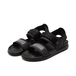 PUMA 彪马 男女同款 基础系列 Softride Sandal 拖凉鞋 375104 01黑色-石灰色 37 UK4