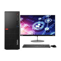 Lenovo 联想 ThinkCentre E76X 21.5英寸 商用台式机 黑色 (酷睿i7-8700、GT 730、8GB、128GB SSD+1TB HDD、风冷)