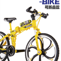 熊山谷 山地合金自行车模型玩具