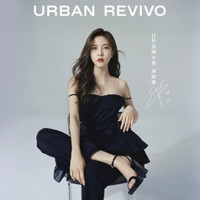 URBAN REVIVO AW16TS3N2003 女士厚底方头高跟鞋