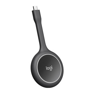 罗技（Logitech）OnePres无线屏幕分享器 跨设备投屏即插即用 1080P全高清 零延迟 一键即投安全稳定