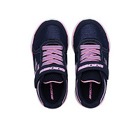 SKECHERS 斯凯奇 GO RUN 400 SPARKLE SPRINTERS 女童休闲运动鞋 81358L/NVPK 海军蓝色/粉红色 27.5码