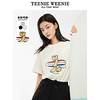 TEENIE WEENIE 维尼熊 ️ 插画家dykim联名款 TTRW216414P 女士短袖T恤