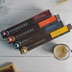 Nestlé 雀巢 瑞士产雀巢星巴克意大利式Nespresso浓缩胶囊咖啡机用随机3盒30粒