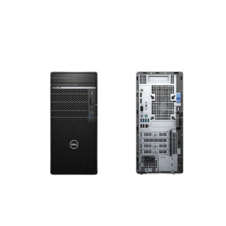 DELL 戴尔 OptiPlex 7080MT 十代酷睿版 商务台式机 黑色 (酷睿i9-10900、GTX 1080Ti 11G、32GB、1TB SSD+2TB HDD、风冷)