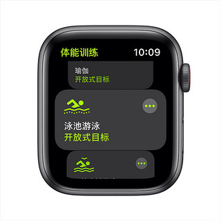 Apple 苹果 Watch SE 智能手表 44mm GPS+蜂窝版 深空灰色铝金属表壳 黑色运动型表带 (心率、GPS、扬声器)