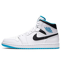 AIR JORDAN 正代系列 Air Jordan 1 Mid 男子篮球鞋 554724-141 激光蓝 40