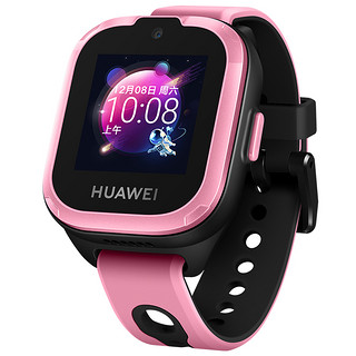 HUAWEI 华为 ELF-G00 GPS 智能手表 33mm 星云粉硅胶表带（GPS、北斗、SOS）