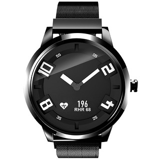 Lenovo 联想 Watch X 智能手表 42.5mm 黑色米兰尼斯表带（心率监测）