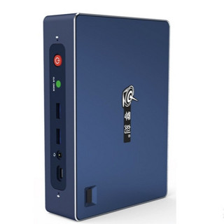 零刻 GTR 台式机 蓝色(锐龙5 3500H、核芯显卡、16GB、512GB SSD、风冷)