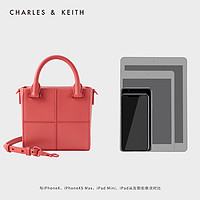 CHARLES & KEITH CK2-50671232 格纹单肩女士手提包