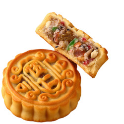 佬食仁广式五仁月饼1000g精品五仁