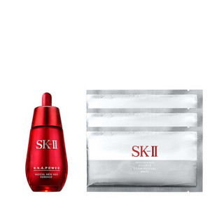 SK-II 微肌因赋活修护精华露 30ml+唯白晶焕修护面膜1片*3