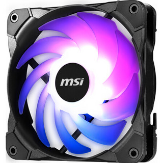 MSI 微星 MAX F12A-3H ARGB 120mm 机箱散热风扇 三个装+标配控制器