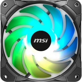 MSI 微星 MAX F12A-3H ARGB 120mm 机箱散热风扇 三个装+标配控制器