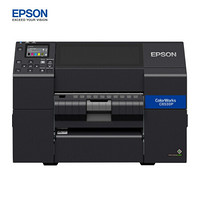爱普生（EPSON） CW-C6530P 工业彩色标签打印机 8英寸A4宽幅自动剥离 桌面型数码标签机 卷筒不干胶喷墨打印