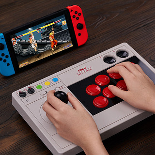 8BITDO 八位堂 街机摇杆 无线连接LED布局显示 格斗 pc 电脑 Switch