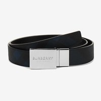BURBERRY 男款板扣式双面皮带腰带 80219921