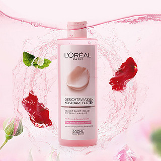 L'OREAL PARIS 巴黎欧莱雅 玫瑰茉莉润肤爽肤水 400ml