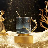 共禾京品星辰麋鹿马克杯355ml 1件/盒