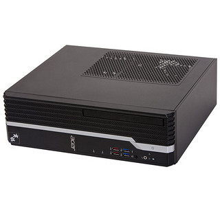 acer 宏碁 商祺 SQX4270 686C 23.8英寸 台式机 黑色(酷睿i5-11400、GT730、16GB、512GB SSD、风冷)