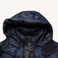 阿玛尼 EMPORIO ARMANI 男士锦纶鸭绒连帽羽绒服外套 6H1BL1 1NLSZ