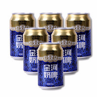 金河 奶啤乳酸菌风味 300ml*6罐