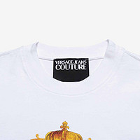 Versace JeansCouture 范思哲 男士棉质圆领短袖T恤 B3GWA750 30454
