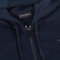 阿玛尼 EMPORIO ARMANI 男士棉质连帽上衣外套 8N1BN2 1JBTZ