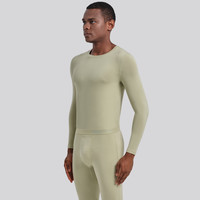 男士棉莫抑菌温暖多彩保暖套装 螃蟹秘密