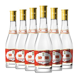 汾酒 黄盖 53度 清香型白酒 475ml*6瓶