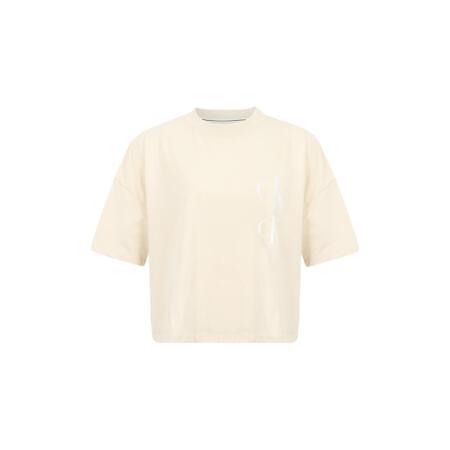Calvin Klein Jeans 卡尔文·克莱恩牛仔 女士圆领短袖T恤 J215086 AEO 杏色 XS