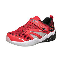 SKECHERS 斯凯奇 RAPID FLASH 2.0 男童休闲运动鞋 90725L 红色/黑色 38(脚内长24cm)