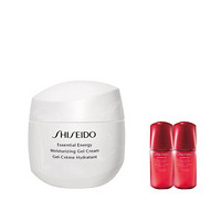 资生堂（Shiseido）鲜润赋活系列 凝霜50ml+新红妍肌活精华露10ml*2