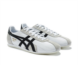 Onitsuka Tiger鬼塚虎轻便舒适经典透气男女款复古休闲鞋 RUNSPARK D201L 白色 40.5