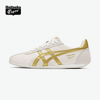 Onitsuka Tiger鬼塚虎舒适复古慢跑鞋男女款休闲鞋RUNSPARK TH201L-9950 米色/金色 41.5