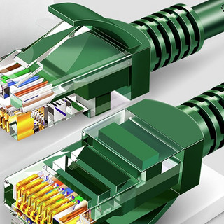 SAMZHE 山泽 GR-520 超五类CAT5e 百兆网线 绿色 20m